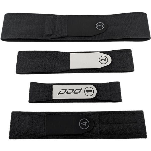 Pod Active Motocross Knee Brace Strap Set KX 3.0 Black